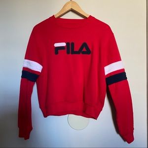 Red Fila Crewneck